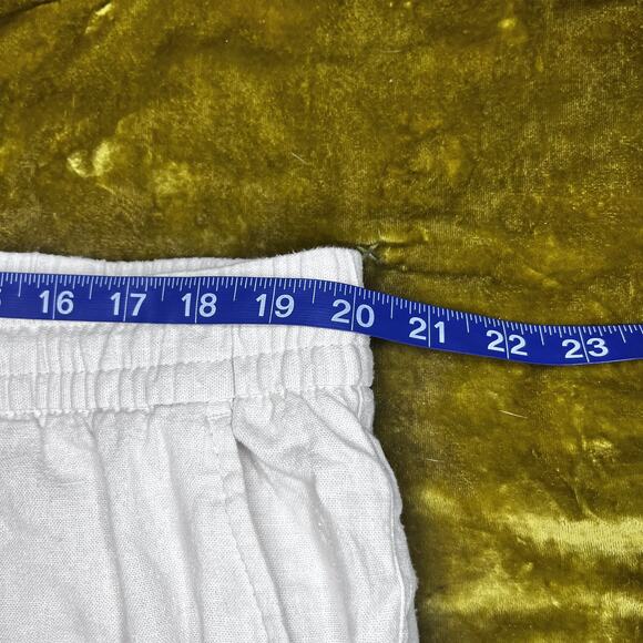 Old Navy Pants Womens XL Linen Blend Drawstring Casual Lightweight Relaxed Fit - Picture 6 of 11